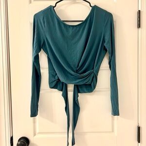 Victoria Secret long sleeve crop top workout shirt